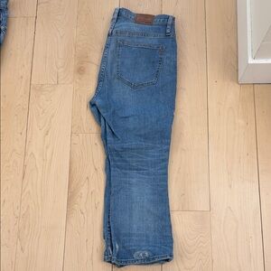 Madewell Women's Classic Blue Cropped Jeans